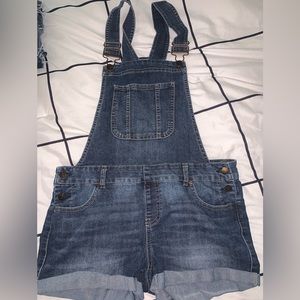 Blue Spice Short Overalls